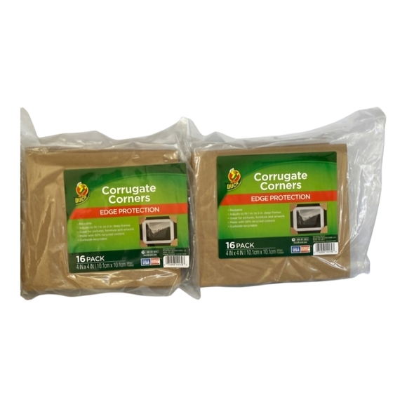 Set Of 2-16 Pack‎ Corrugate Corners EDGE PROTECTION - Picture 1 of 3